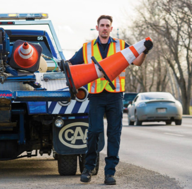 Tow Truck Operator Facing a Challenge
