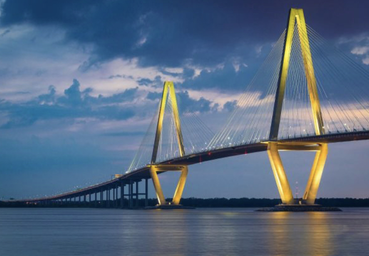 Ravenel Bridge Mt Pleasant South Carolina
