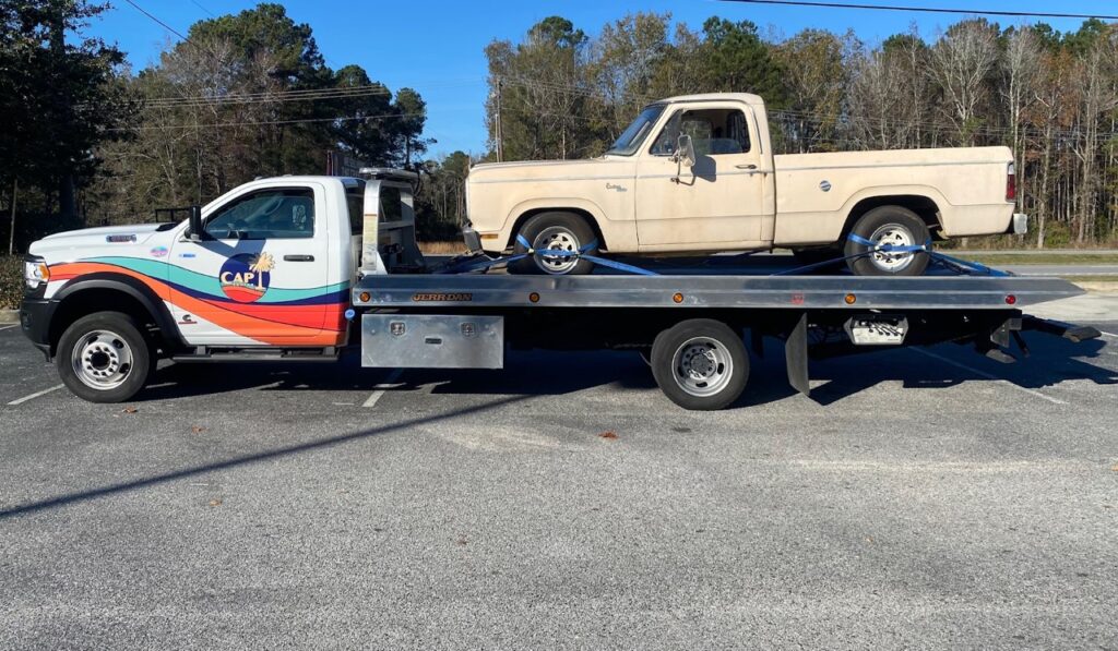 fast tow truck near me Charleston SC