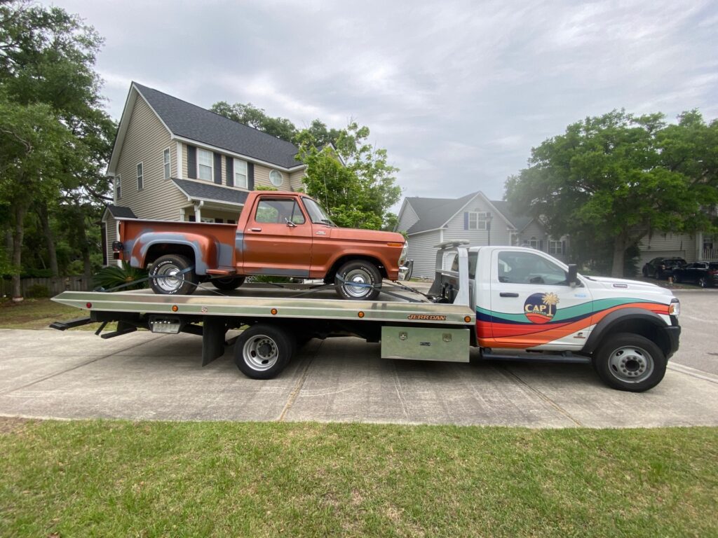 flatbed tow truck Charleston SC