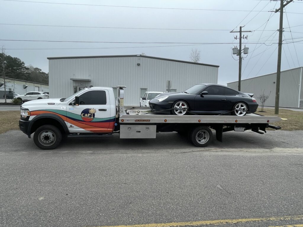 towing on James Island